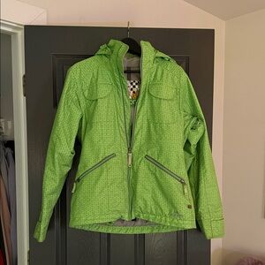 Burton lime Green Ski & Snow Jacket